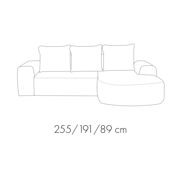 Kampinė Modulinė Sofa Ares