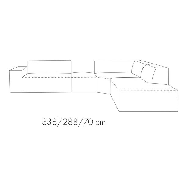 Modulinė Kampinė Sofa Fondy