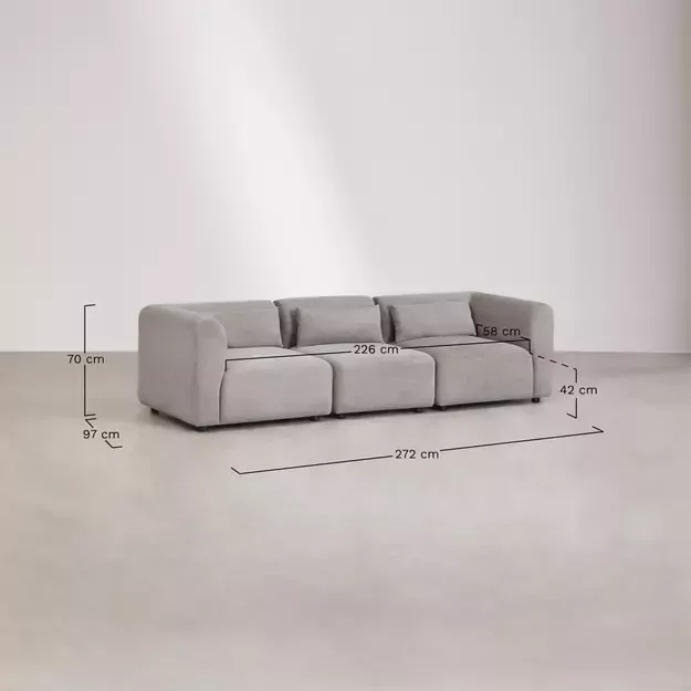 Modulinė Sofa Foler + Fotelis Foler