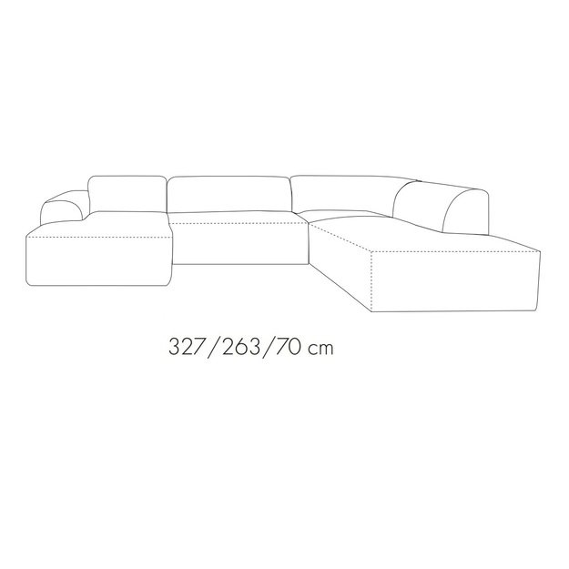 Modulinė U Formos Sofa Zeus