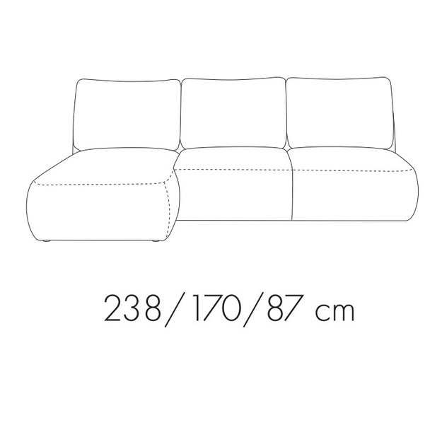 Modulinė Kapminė Sofa Dionizos