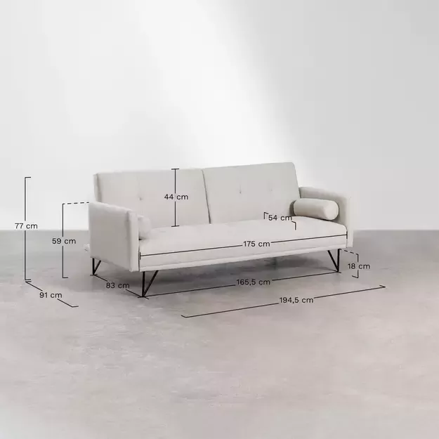 Trivietė Sofa-Lova Jera