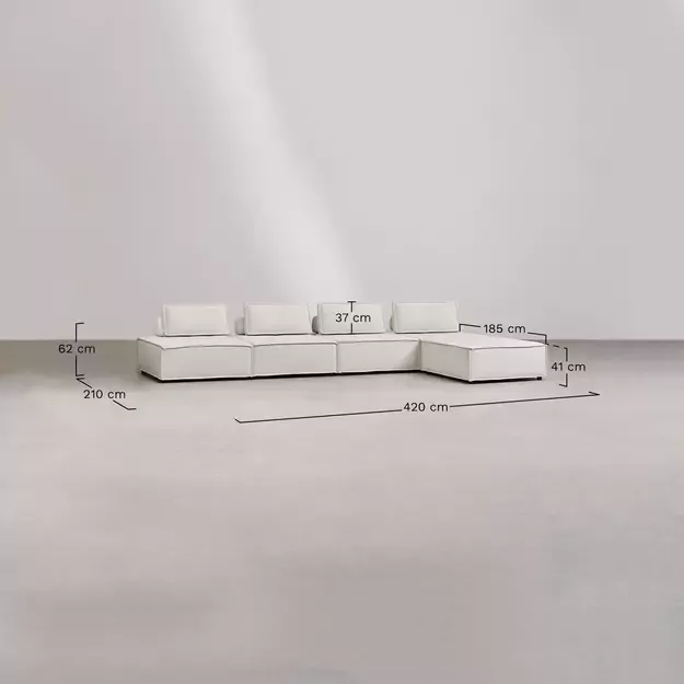 Modulinė Kampinė Sofa Verma