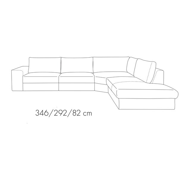 Modulinė Kampinė Sofa Hermes