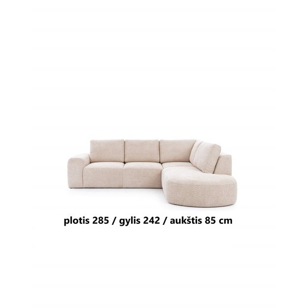 Modulinė Kampinė Sofa Tomino