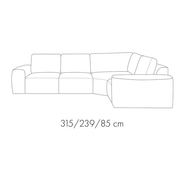 Modulinė Kampinė Sofa Tomino